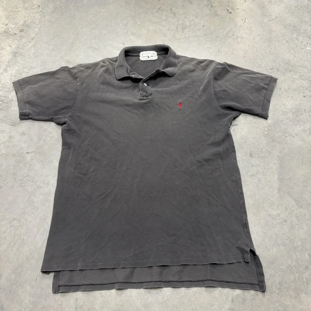 Vintage‎ 90s Ralph Lauren Polo Gray Size Medium